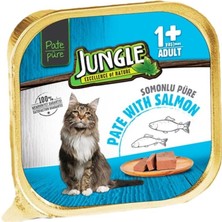 Jungle Balıklı Kedi Konserve Püre Pate 100 Gram x 32 Paket