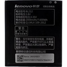 Kvy Lenovo S580 (BL-212) Uyumlu Batarya Pil 2000MAH