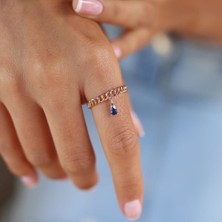 By Golden House Damla Sallantılı Örgü Yüzük