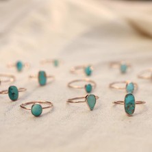 By Golden House Firuze Taşlı Yüzük