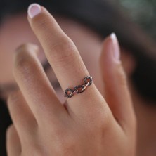 By Golden House Zincir Halka Yüzük