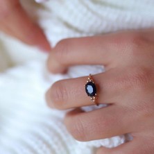 By Golden House Difüzyon Safir Yüzük