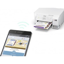 Epson L3266 Wi-Fi + Tarayıcı + Fotokopi Renkli Çok Fonksiyonlu Tanklı Mürekkep Püskürtmeli Yazıcı