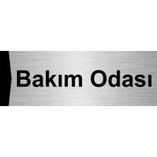 Özarslan Dizayn Bakım Odası 5X20CM Gümüş Renk Metal Yönlendirme Levhası