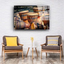 Aras Glass Art Djembe Cam Tablo
