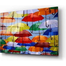 Aras Glass Art Şemsiyeler 4 Cam Tablo