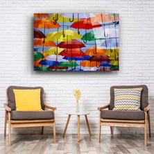 Aras Glass Art Şemsiyeler 4 Cam Tablo