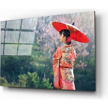 Aras Glass Art Asyalı Kadın Cam Tablo