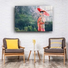 Aras Glass Art Asyalı Kadın Cam Tablo
