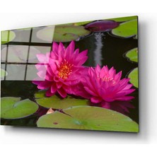 Aras Glass Art Çiçek 4 Cam Tablo