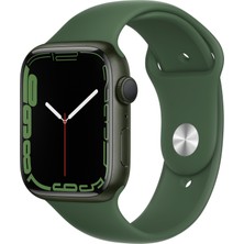 Apple Watch Seri 7 Gps, 45MM Yeşil Alüminyum Kasa ve Yeşil Spor Kordon - Regular MKN73TU/A