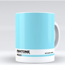 BK Kişiye Özel Isimli Pantone 4620 Beyaz Kupa Bardak