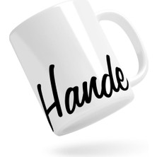 BK Kişiye Özel El Yazısı Isim Tasarımlı Beyaz Kupa Bardak-3