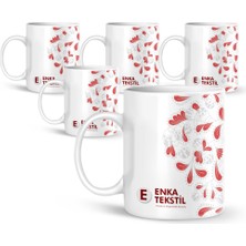 BK 5 Adet Beyaz Kupa Bardak