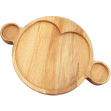 Koza Wood Tavşan Desen Kahvaltılık Çerezlik