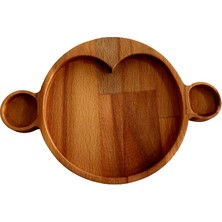 Koza Wood Maymun Desen Kahvaltılık Çerezlik