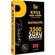 Yargı Yayınevi KPSS 2022 Genel Yetenek Matematik Prestij Seri Tamamı Çözümlü 2500 Soru Bankası