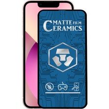 Case World Caseworld Apple iPhone 13 Mini Tam Kaplayan Mat Seramik Nano Esnek Ekran Koruyucu Cam