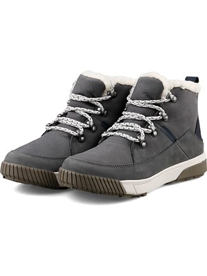 The North Face W Sierra Mid Lace Wp Kadın Kar Botu NF0A4T3X34N1 Gri