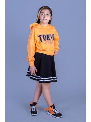 Toontoy Kids Toontoy Kız Çocuk Baskılı Etekli Takım