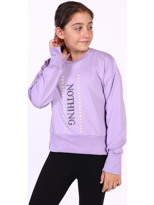Toontoy Kids Toontoy Kız Çocuk Nakış Detaylı Sweatshirt