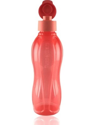 Tupperware Kolay Kapak Mercan Renk Su Şişesi 500 ml