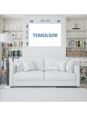 DEKORATIF40 Atatürk Canvas Tablo