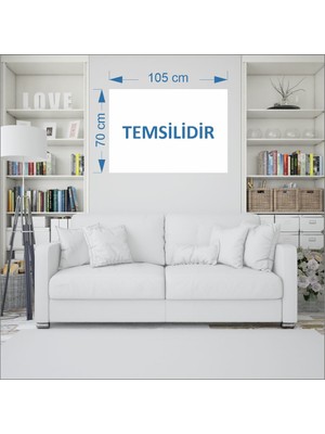 Dekoratif TASARIM36 Atatürk Canvas Tablo