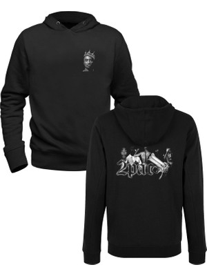 Muggkuppa 2 Pack Baskılı Siyah Ön Arka Çocuk Baskılı Sweatshirt