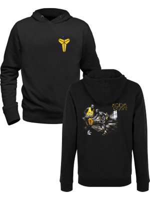 Muggkuppa Legendary Mamba Siyah Ön Arka Çocuk Baskılı Sweatshirt