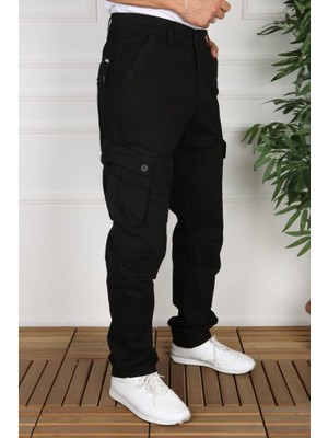 Frankness Jeans Pacos Kargo Pantolon Rahat Kesim Erkek Kargo Pantolon