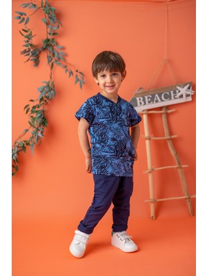 Zeyland Erkek Bebek Lacivert Blue Forest T-Shirt (9 Ay - 4 Yaş )