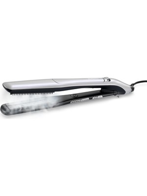 BaByliss Steam Lustre Styler 36 mm 210 Derece 5 Isı Ayarlı Seramik Plaka Buharlı Saç Düzleştirici ST595E