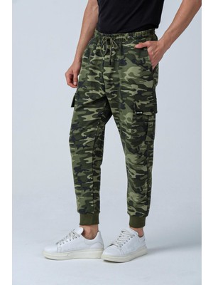 Alexander Gardi Kamuflaj Desenli Cepli Eşofman Altı (E21-72100)