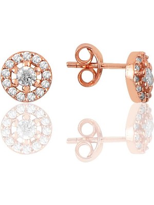 Söğütlü Silver Gümüş Pırlanta Modeli Küpe