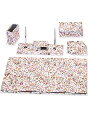 Tabac 7850-340 Multicolor Çiçek Suni Deri Sümen Takımı