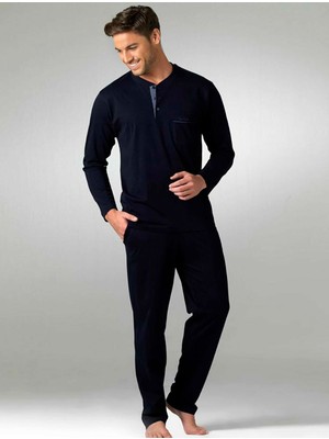 Pierre Cardin  Pierre Cardin Erkek Uzun Kol Çeyiz Pijama Takım 5454