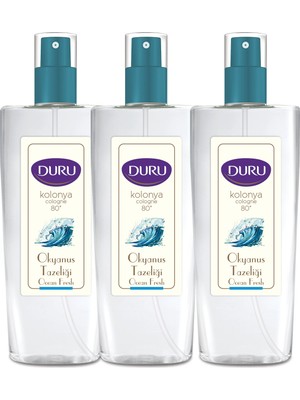 Duru Okyanus Sprey Kolonya 3X150 ml