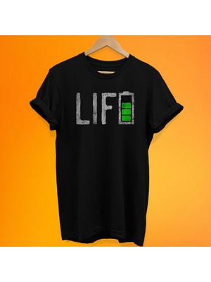 Remonz Life Baskılı %100 Pamuk Oversize T-Shirt Büyük Beden Tişört