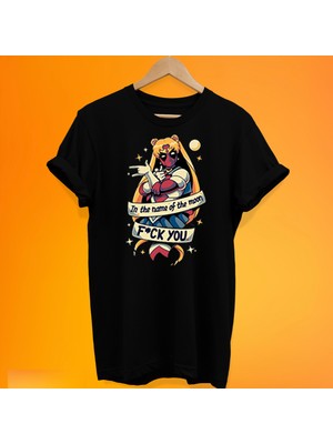 Remonz Deadpool Sailor Baskılı %100 Pamuk Oversize T-Shirt Büyük Beden Tişört