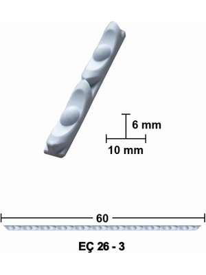 Ankara Hobi 60 cm Esnek Mobilya Çıtası