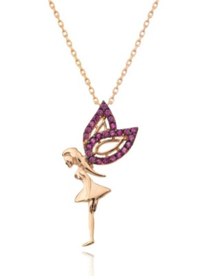 925 Gümüş Melek 925 Ayar Gümüş Kolye