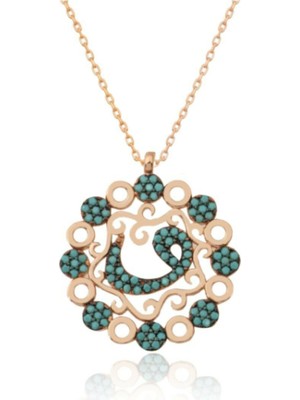 925 Gümüş Vav 925 Ayar Gümüş Kolye