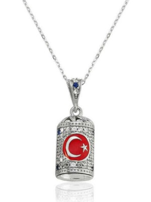 925 Gümüş Cevşen 925 Ayar Gümüş Kolye