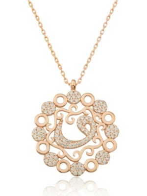 925 Gümüş Vav 925 Ayar Gümüş Kolye