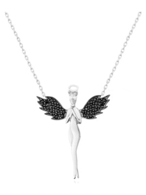 925 Gümüş Melek 925 Ayar Gümüş Kolye