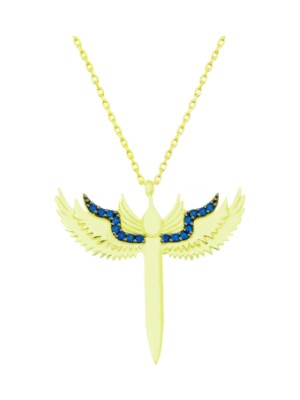 925 Gümüş Melek Kanadı 925 Ayar Gümüş Kolye