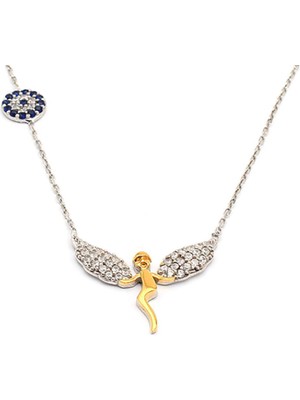 925 Gümüş Melek  925 Ayar Gümüş Kolye