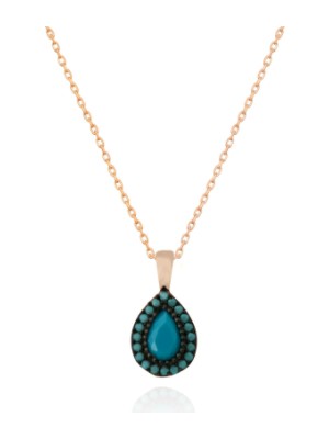 925 Gümüş Damla 925 Ayar Gümüş Kolye