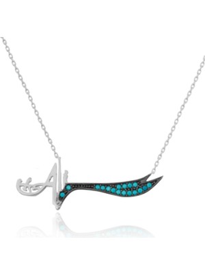 925 Gümüş Zülfikar  925 Ayar Gümüş Kolye